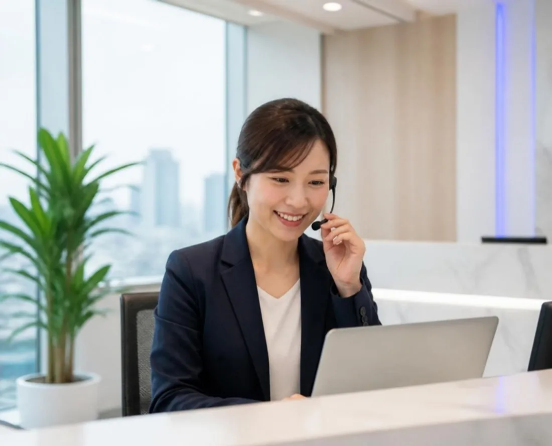 A OneStop client service consultant answering a call
